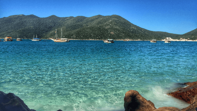 Enjoy a boat tour in Arraial do Cabo with stunning beaches and unique views.