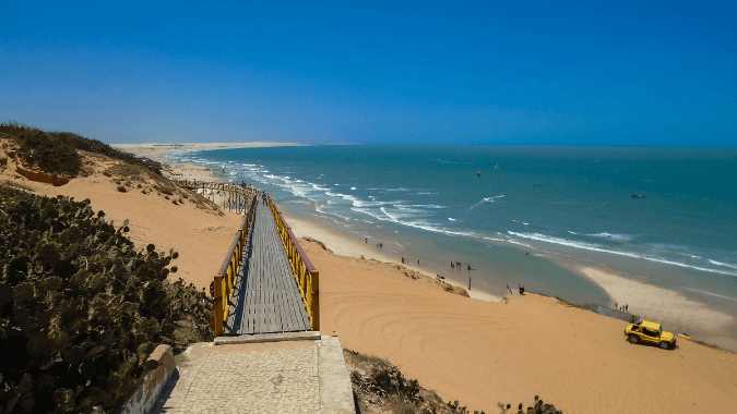 Duna do Pôr do Sol en Canoa Quebrada: atardecer en Ceará