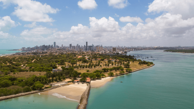 Sunset catamaran in Natal: Potengi River and skyline views