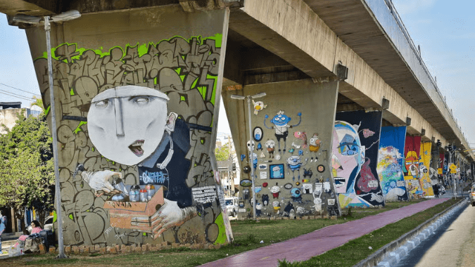 São Paulo Graffiti Tour: murals in Vila Madalena (Beco do Batman)