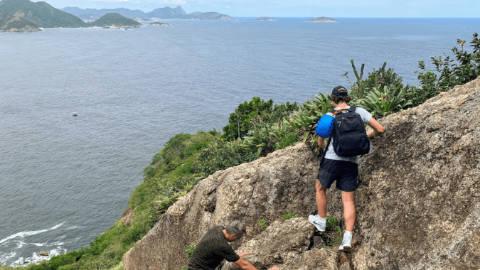Outdoor adventure on Rio's iconic Sugarloaf Mountain
